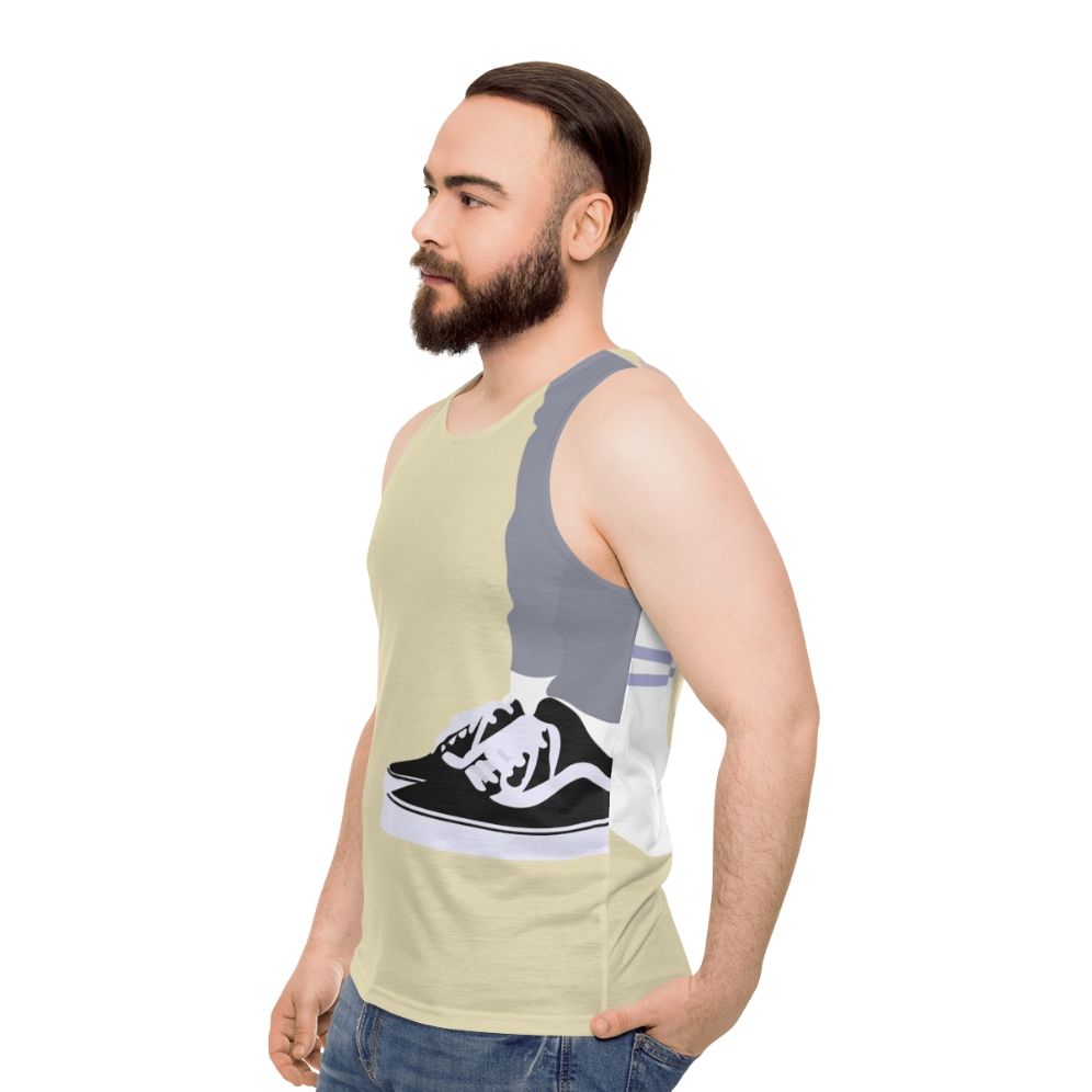 Unisex tank top featuring Nick and Charlie from the Netflix series Heartstopper - men side