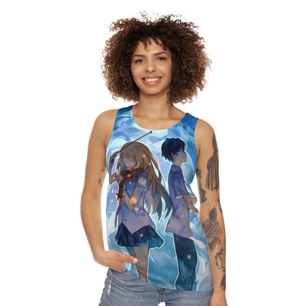 Your Lie in April Anime Unisex Tank Top - women