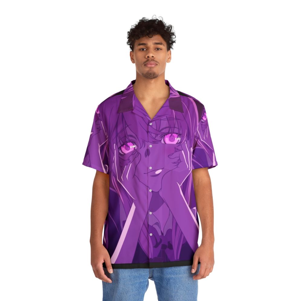 Yuno Gasai Mirai Nikki Anime Hawaiian Shirt - People Front