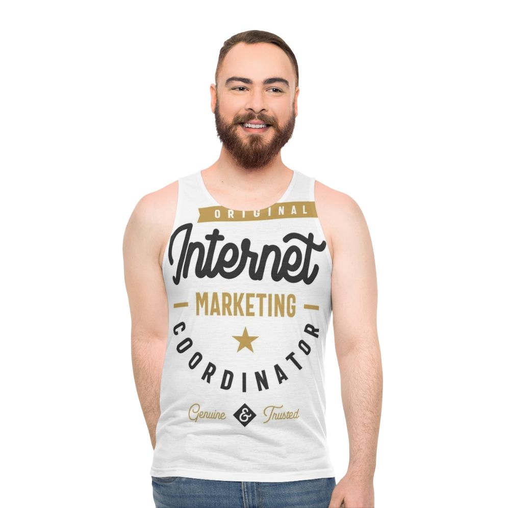 Unisex Internet Marketing Coordinator Tank Top - men