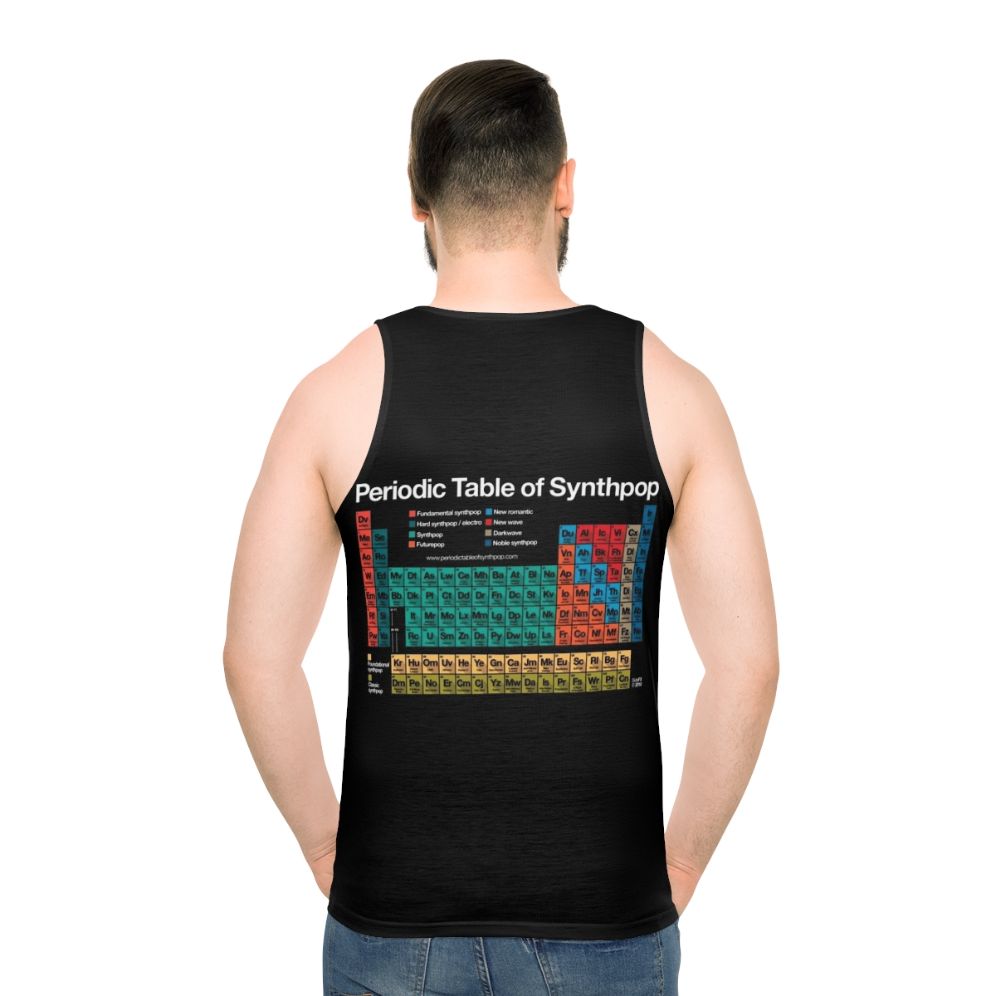 Periodic Table of Synthpop Unisex Tank Top - men back