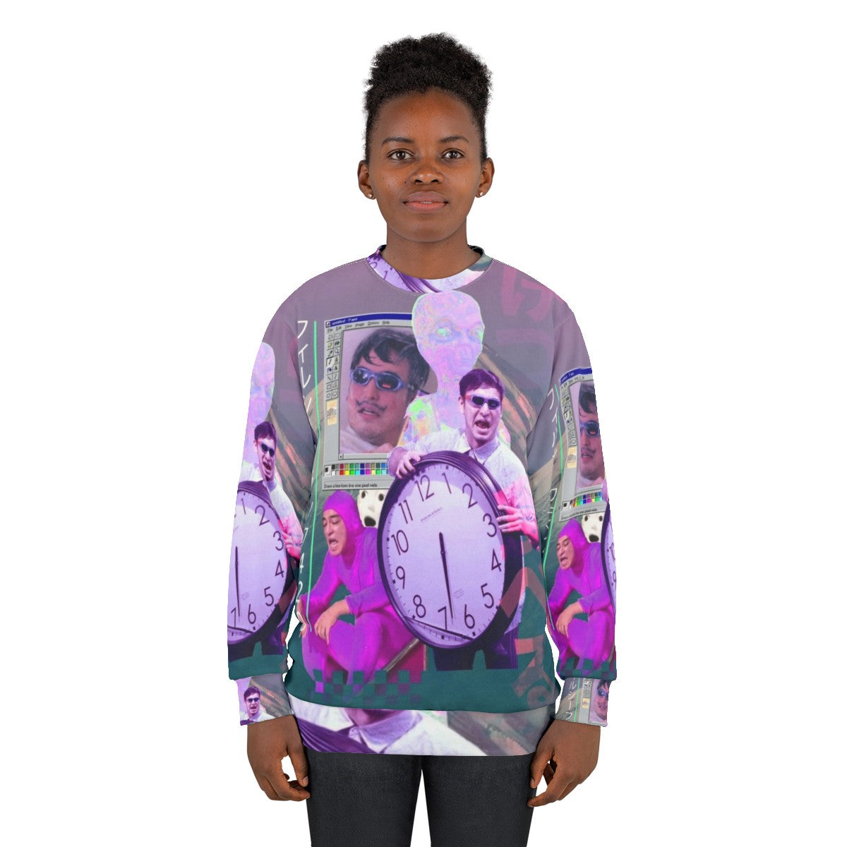 Filthy Frank 420 Vaporwave Sweatshirt - women