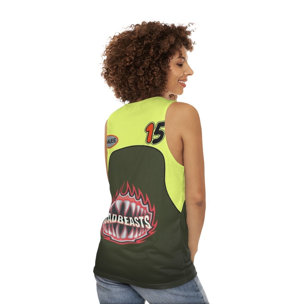 Hot Wheels Acceleracers Unisex Tank Top featuring Banjee Castillo - women back