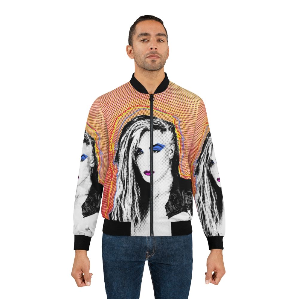 Retro Marilyn bomber jacket with "You Don't Love Me" text - Lifestyle