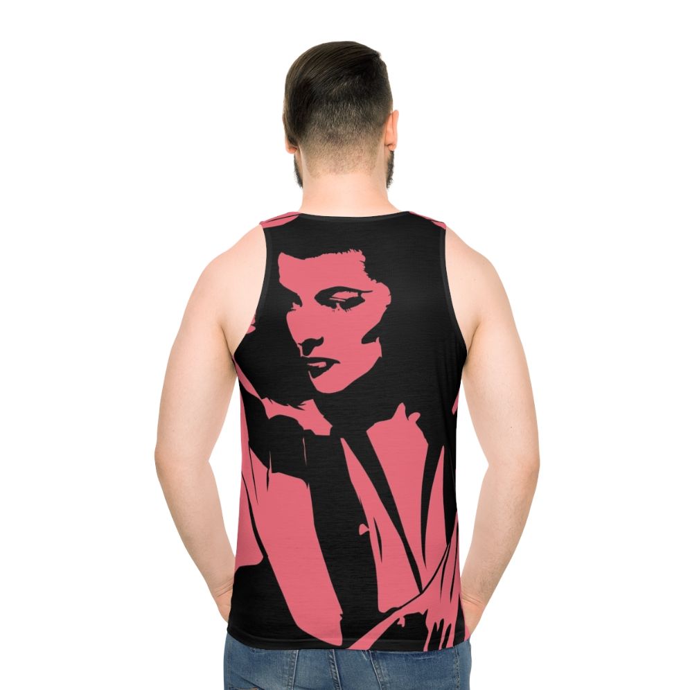 Katharine Hepburn Unisex Tank Top - men back