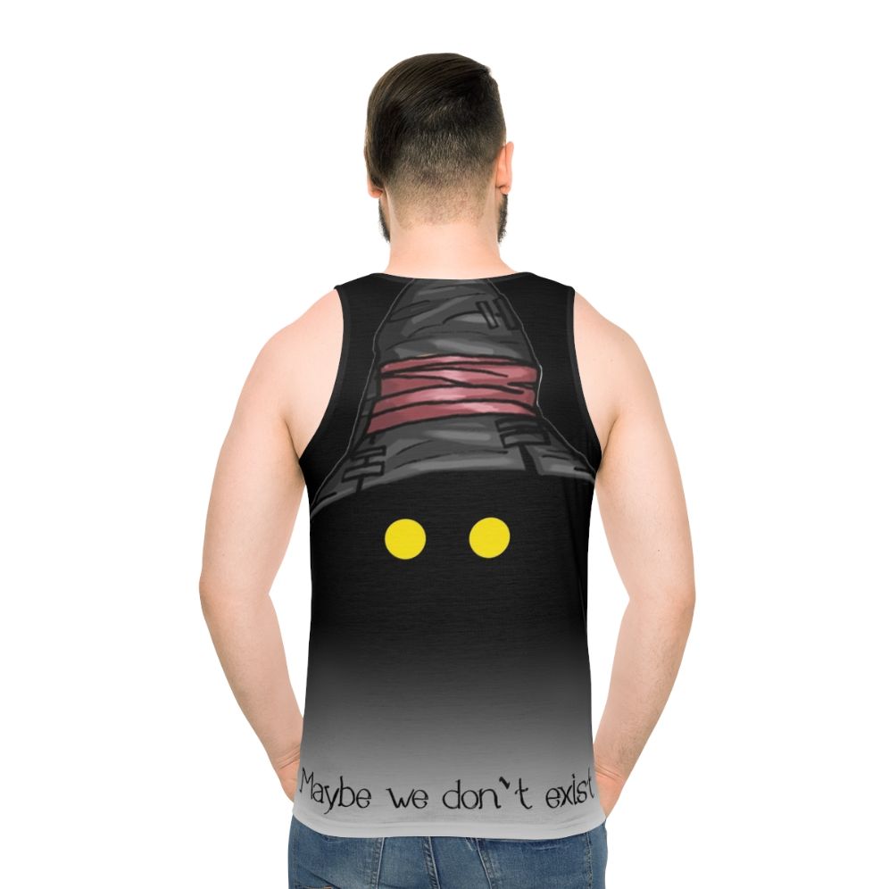 Final Fantasy IX Vivi "Maybe We Don't Exist" Unisex Tank Top - men back