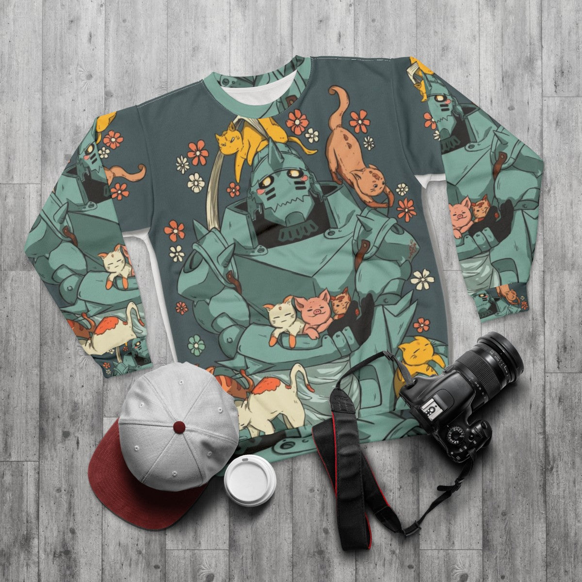 Fullmetal Alchemist Inspired Sweatshirt - flat lay