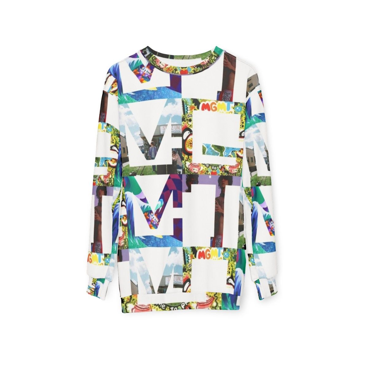 MGMT Albums Psychedelic Rock Sweatshirt - hanging