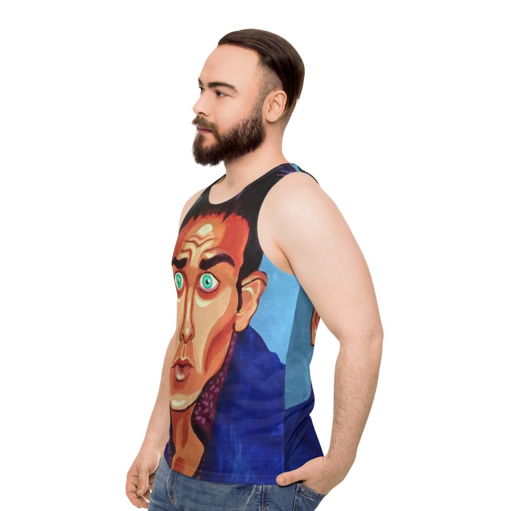 Zoolander 'Blue Steel' Unisex Tank Top - men side