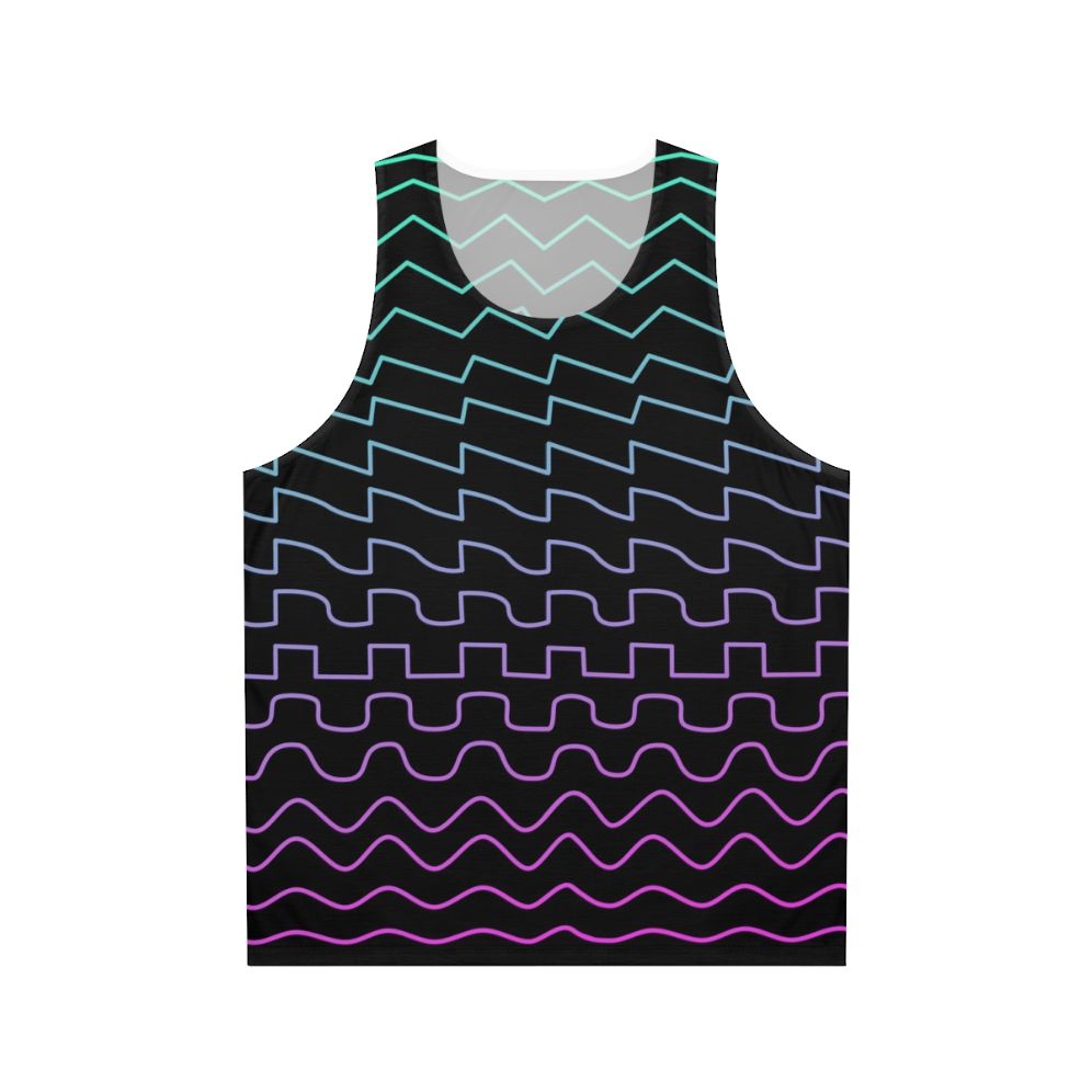 Synthesizer Waveforms Unisex Music Tank Top