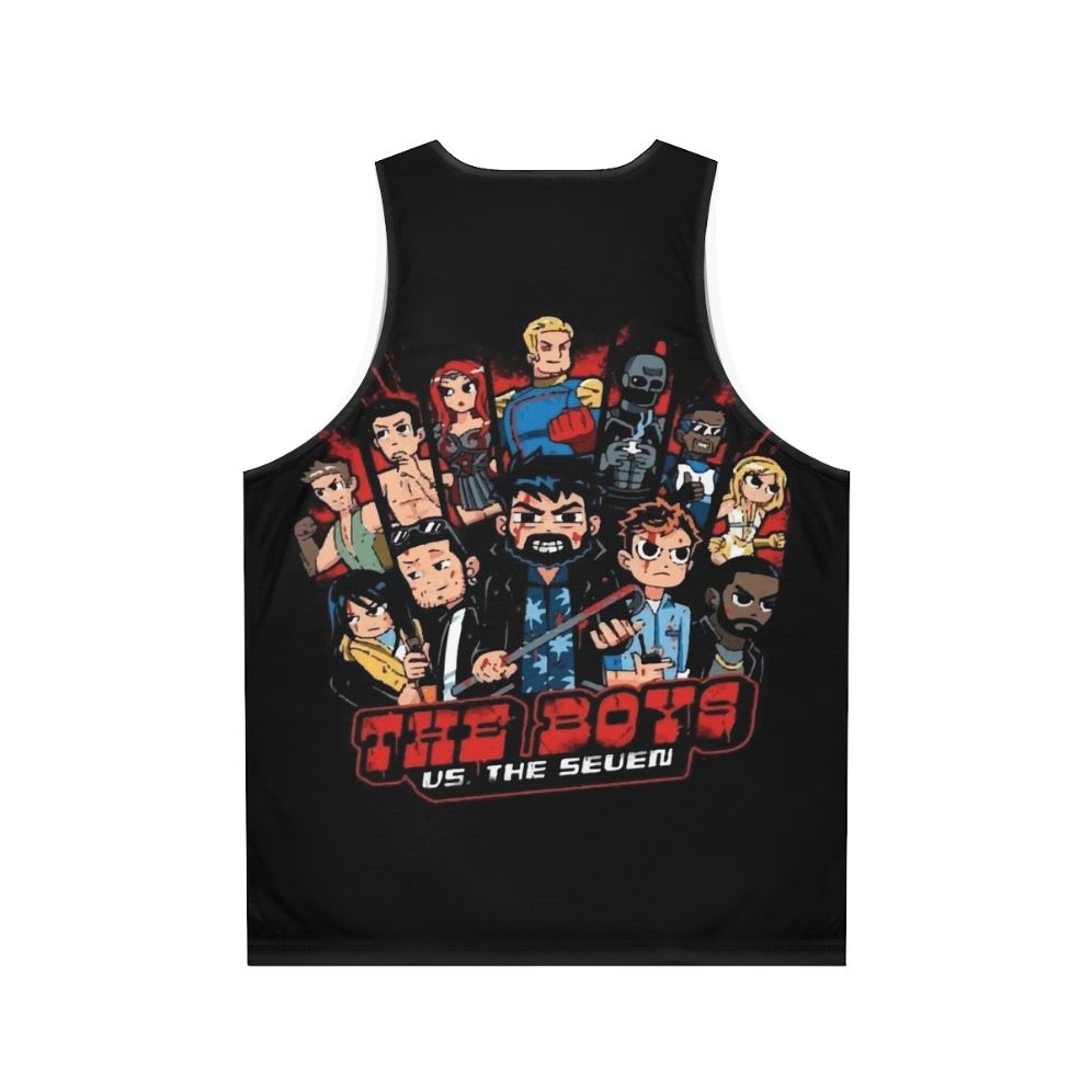 Unisex "The Boys" superhero and anti-hero tank top - Back