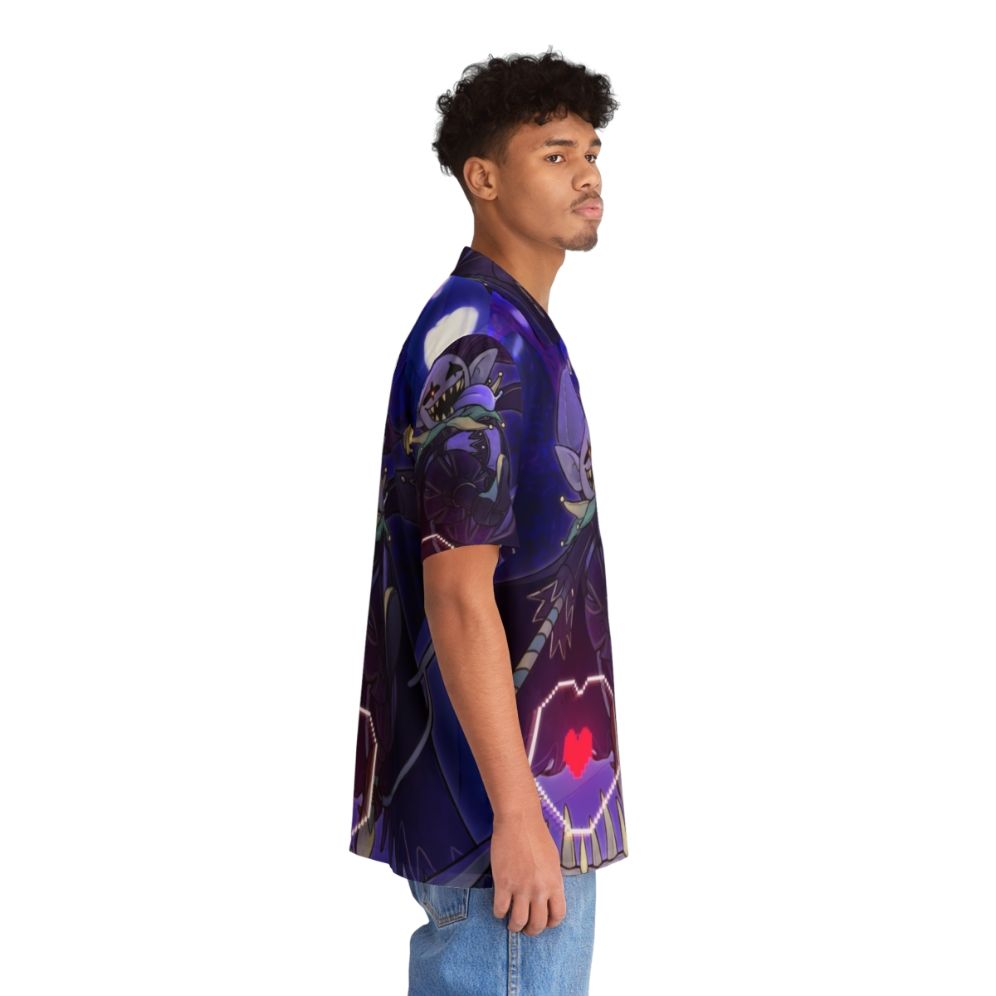 Deltarune Jevil Hawaiian Shirt with Jester Design - People Pight