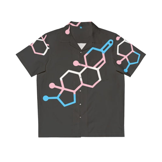 Testosterone Chemical Bond Hawaiian Shirt for LGBTQ+ Pride