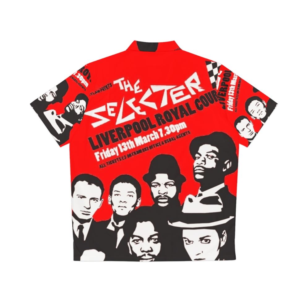 The Selecter Skinhead Hawaiian Shirt with Vibrant Reggae-Inspired Design - Back