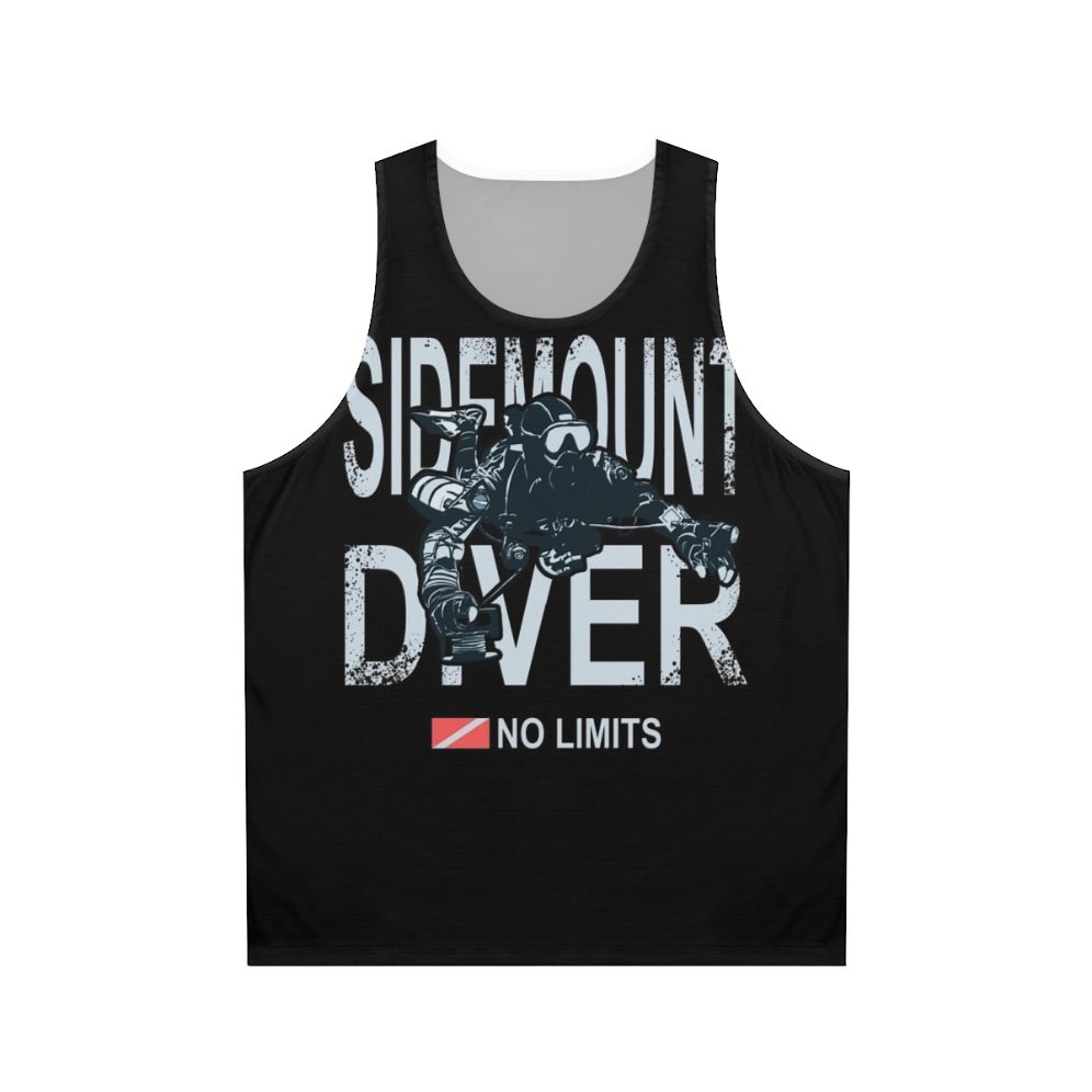 Sidemount diver technical diving unisex tank top