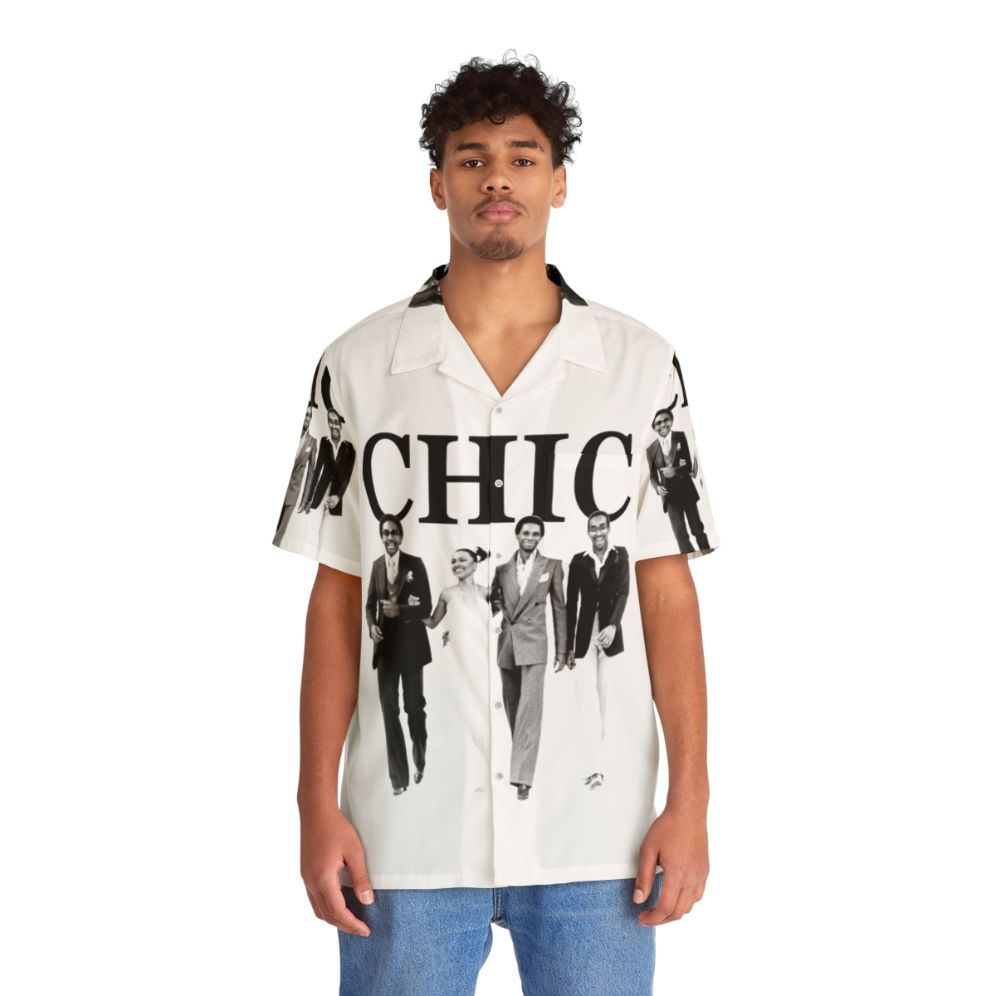 Chic Retro Disco Hawaiian Shirt - People Front