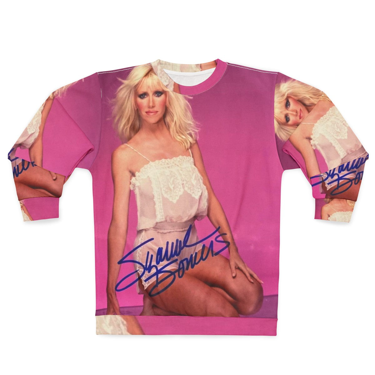 Autographed Suzanne Somers Vintage Sweatshirt