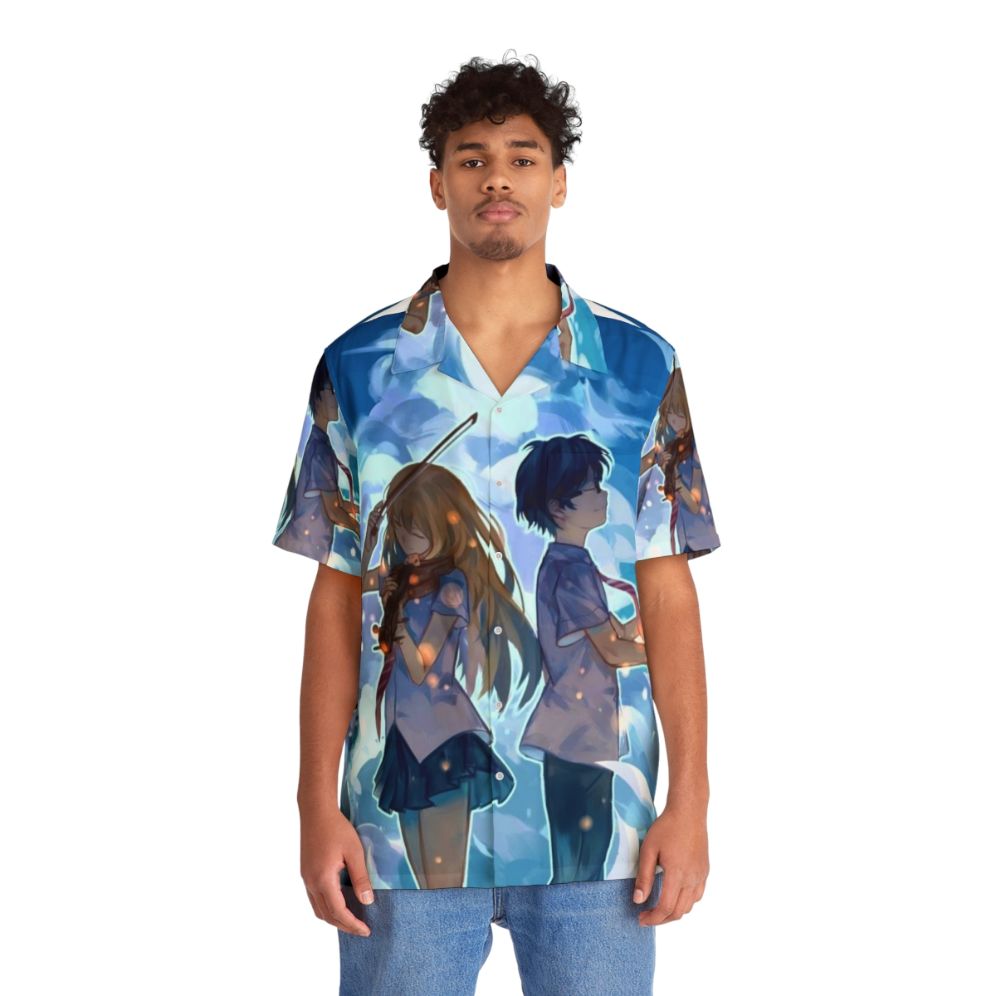 Your Lie In April Themed Hawaiian Shirt - People Front