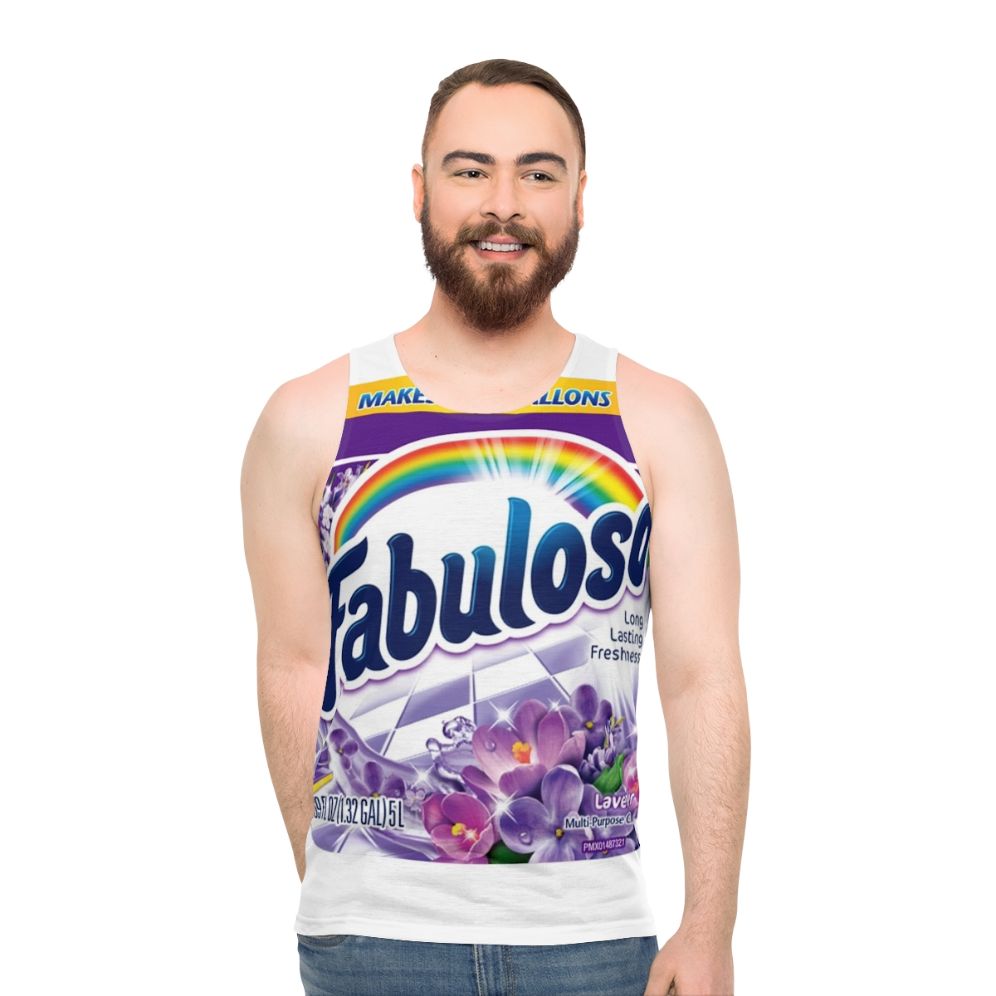 Lavender Household Cleaner Unisex Fresh Tank Top - men