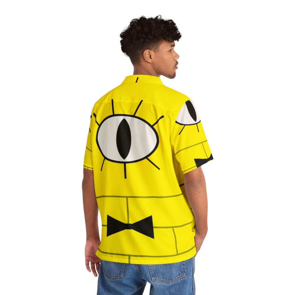 Bill Cipher Gravity Falls Inspired Graphic Hawaiian Shirt - People Back