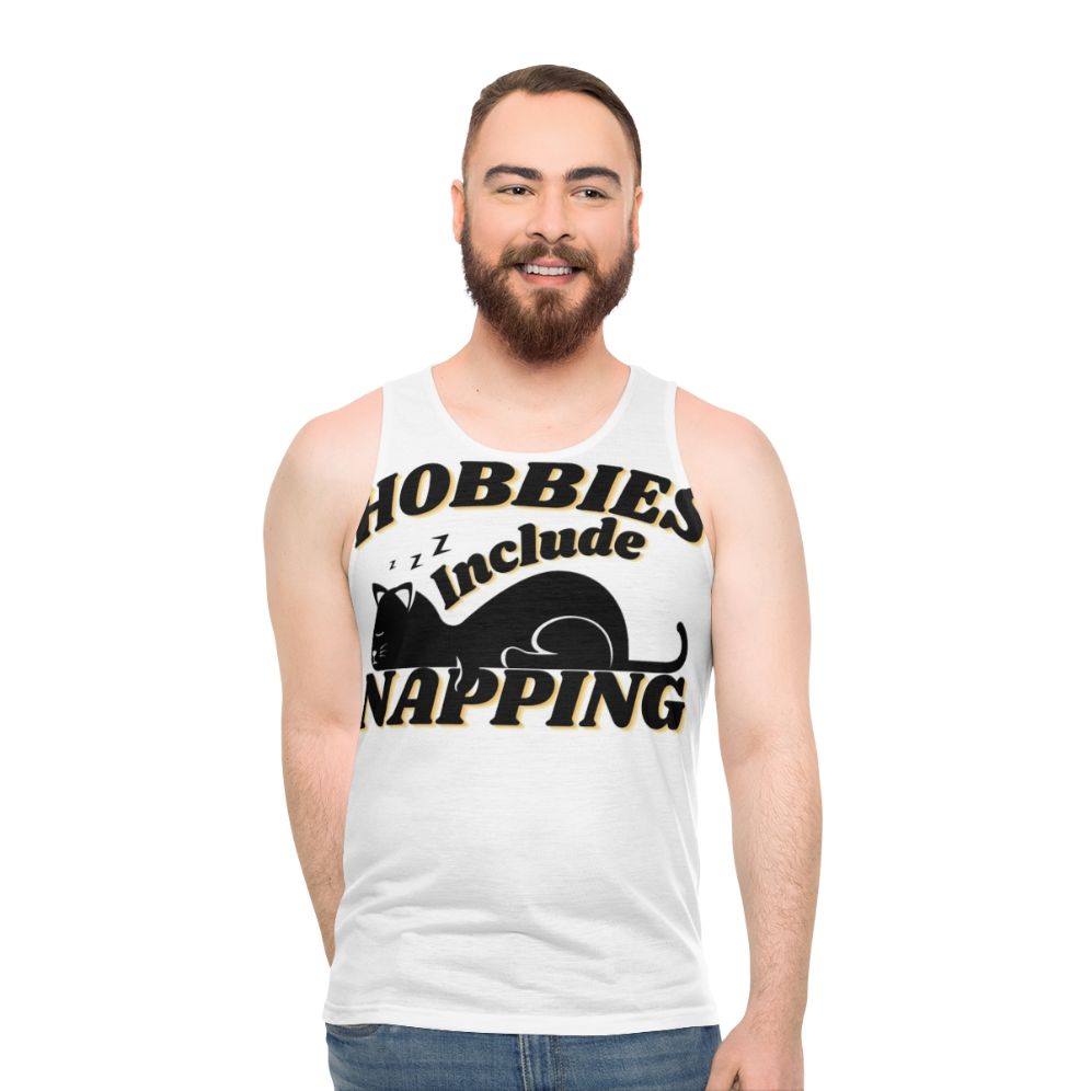 Hobbies Include Napping Funny Graphic Tank Top - men