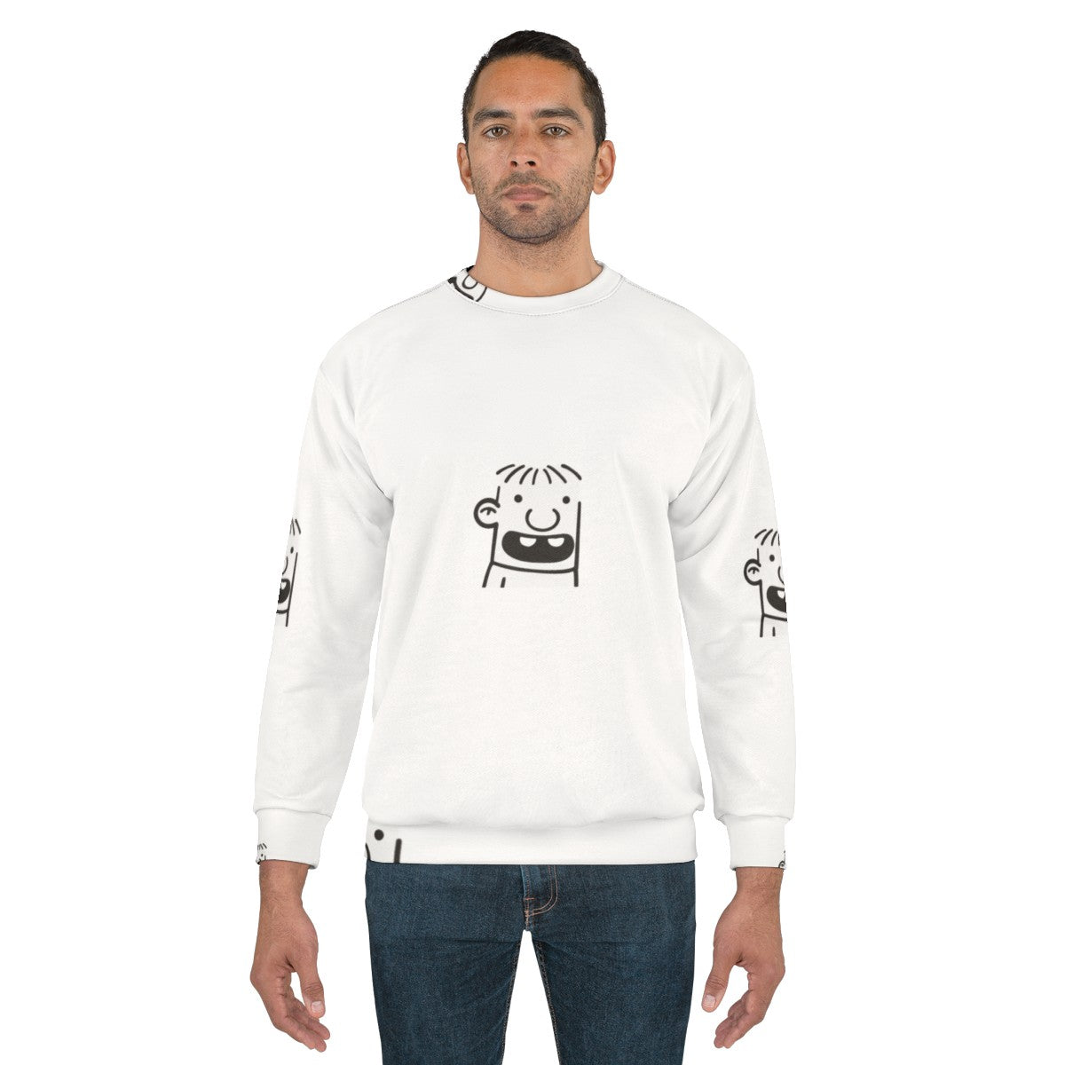 Rowley Jefferson from Diary of a Wimpy Kid graphic sweatshirt - men