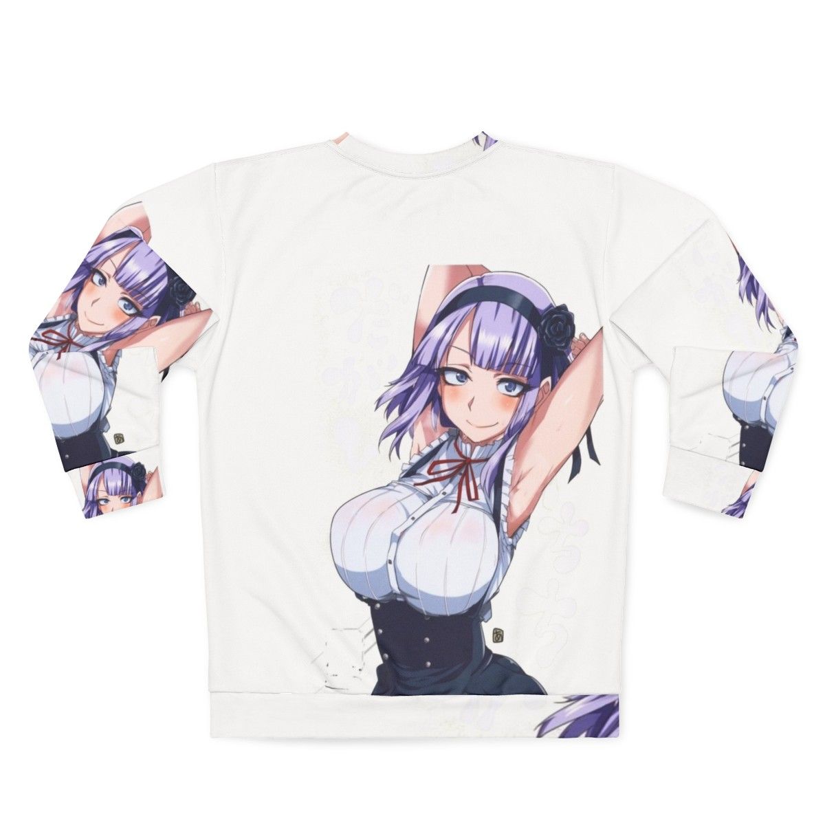 Dagashi Kashi Hotaru Anime Sweatshirt - Back