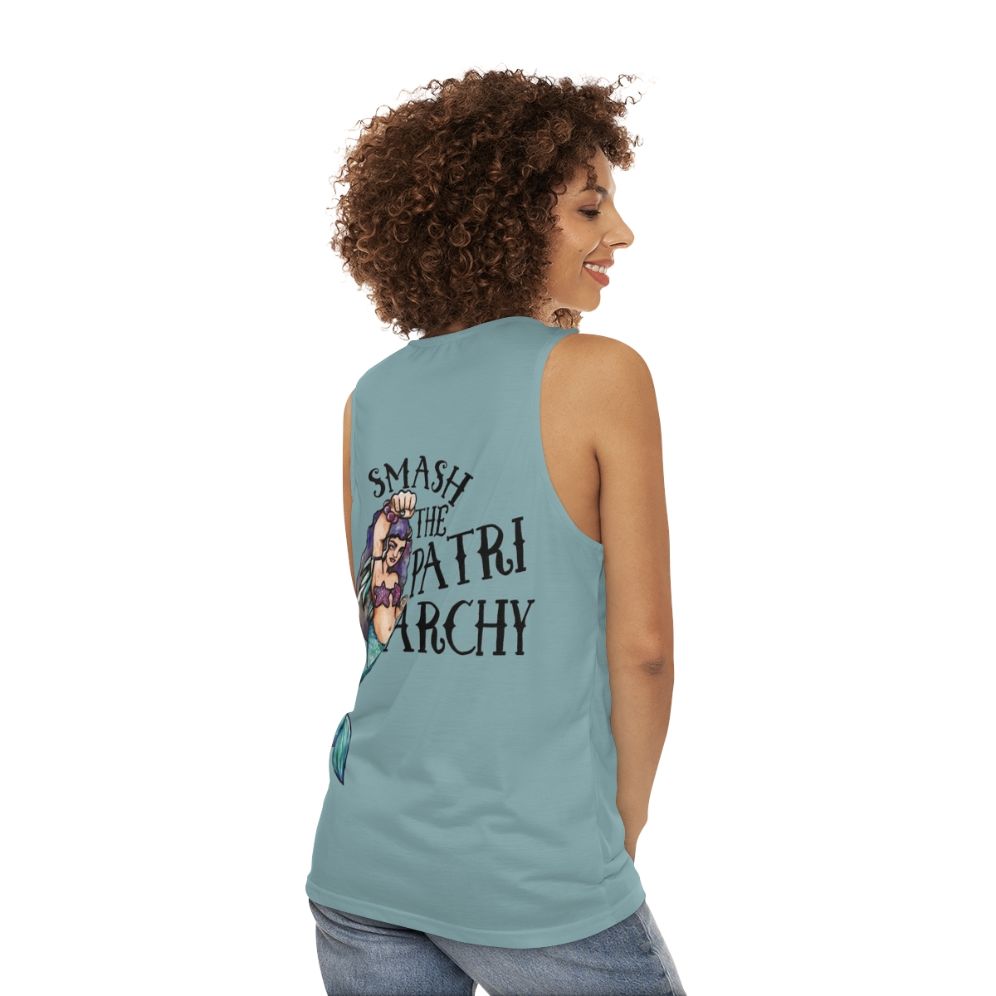 Smash the Patriarchy Feminist Unisex Tank Top - women back