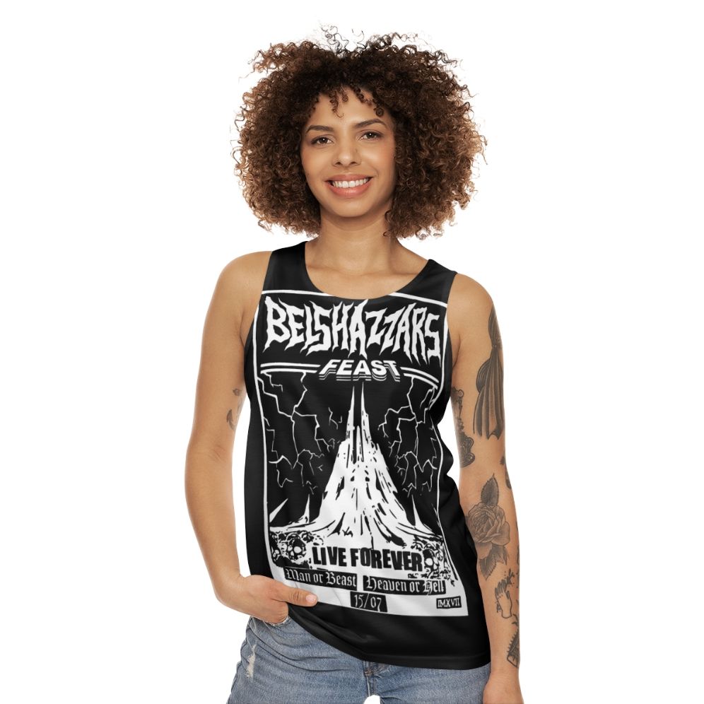 Belshazzar's Feast Unisex Heavy Metal Tank Top - women