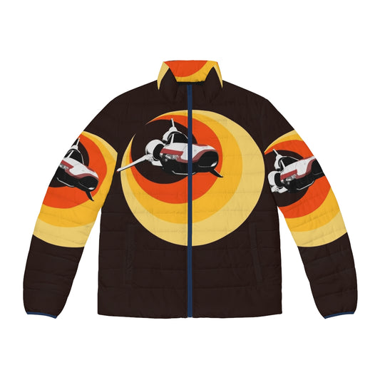 Turbo Boost Sci-Fi Puffer Jacket in a retro, cult style