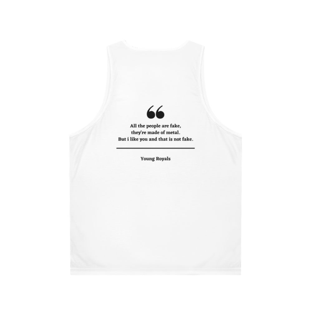 Young Royals Netflix Series Unisex Tank Top - Back