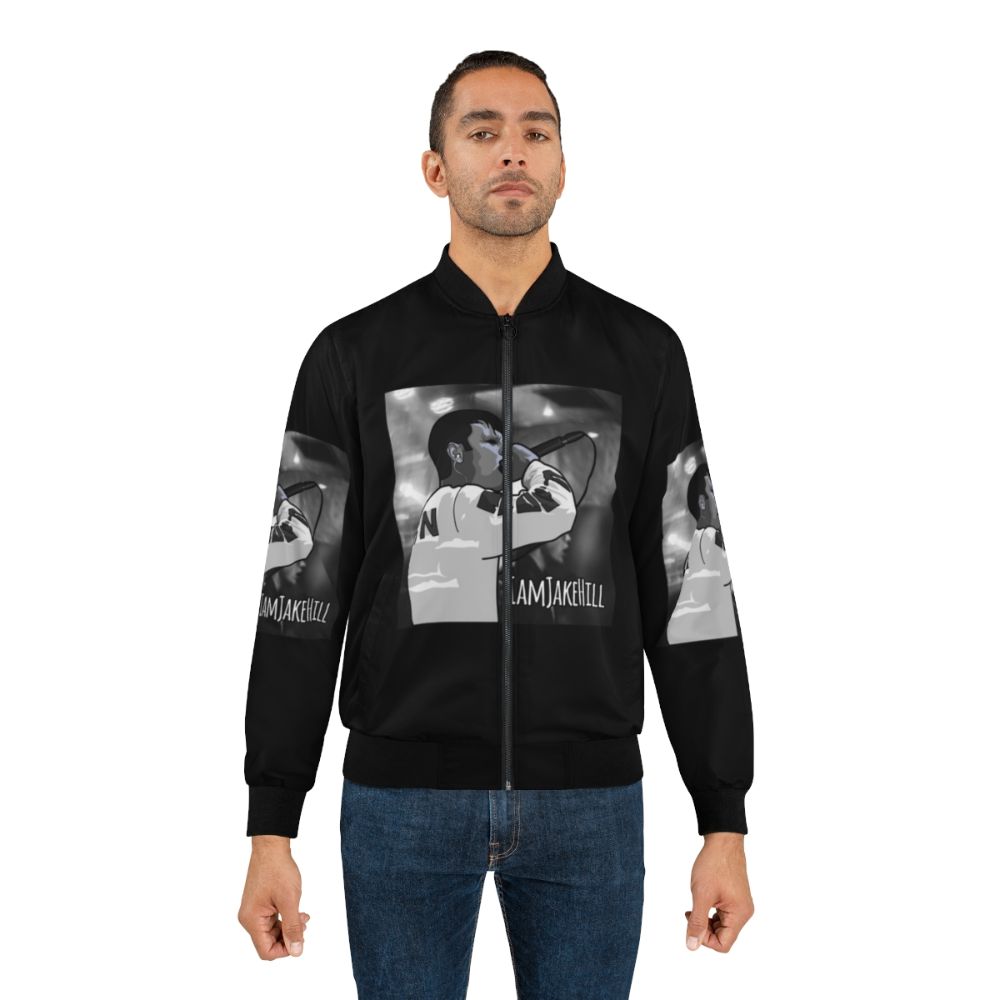 iamJakeHill Bomber Jacket with graphic design - Lifestyle