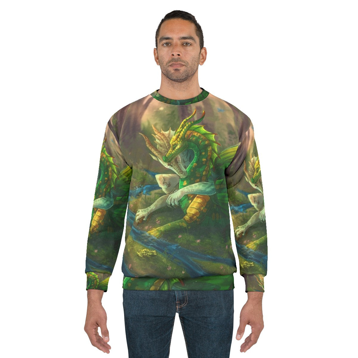 Wings of Fire Sundew and Willow Fantasy Dragon Sweatshirt - men