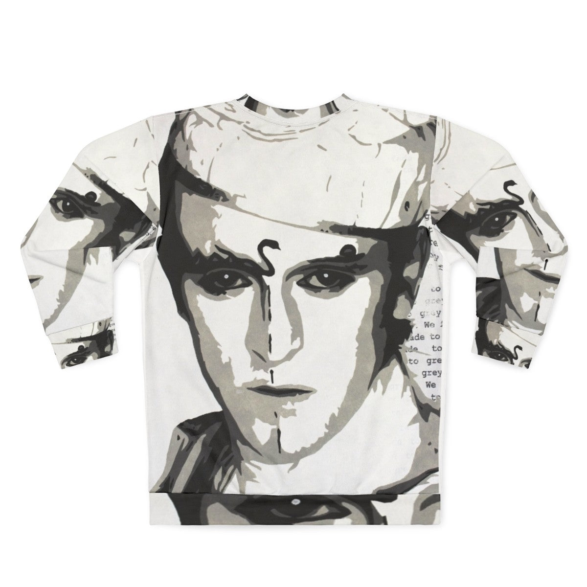 Visage 'Fade To Grey' Steve Strange 80s Music Sweatshirt - Back