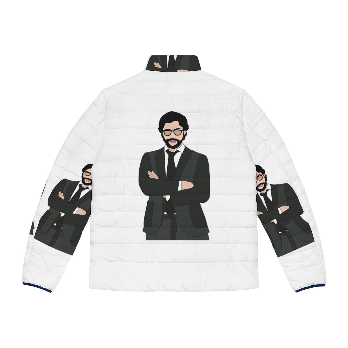 The Professor's Puffer Jacket from the hit Netflix series Money Heist - Back