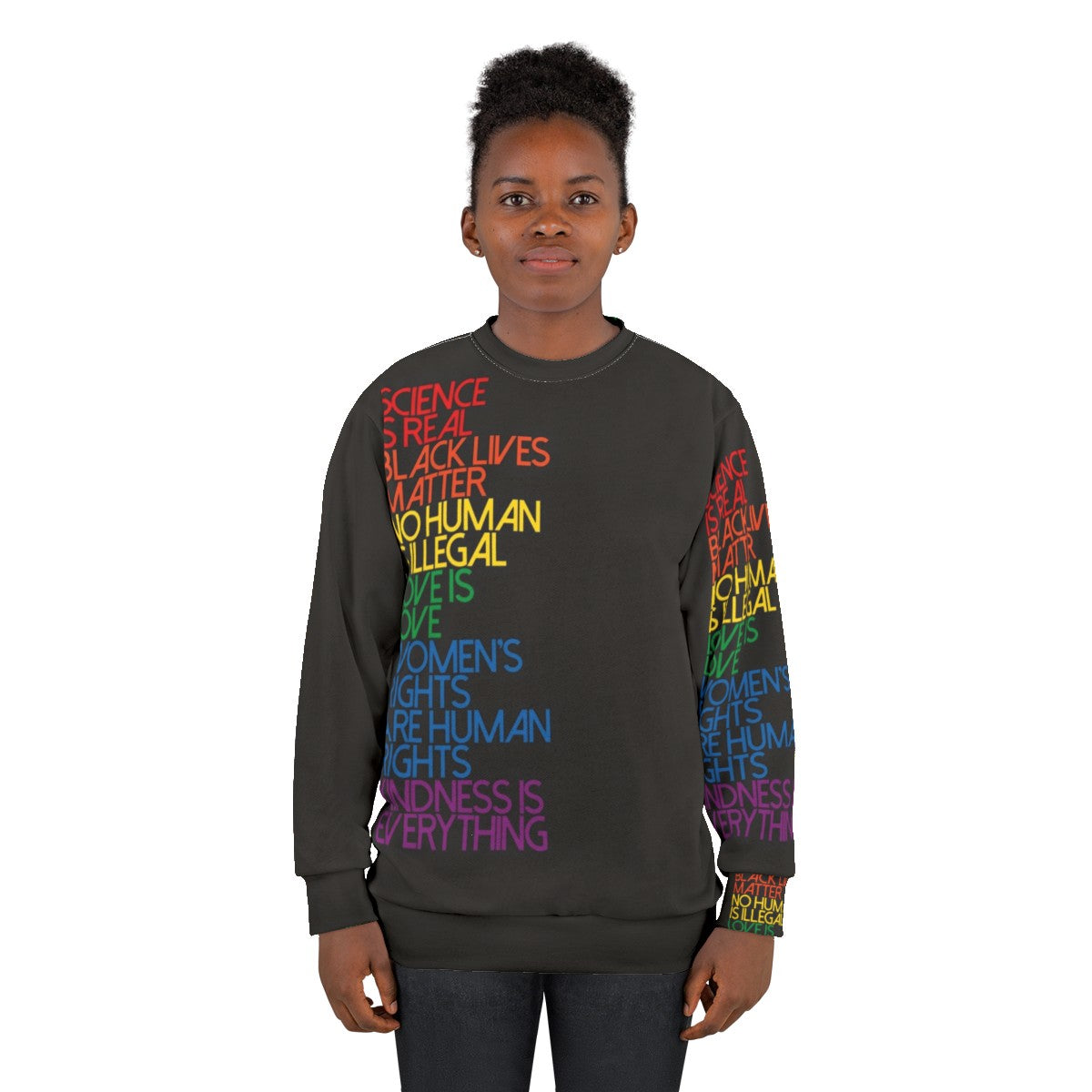 Feminist 'Science is Real' Black Lives Matter Sweatshirt - women