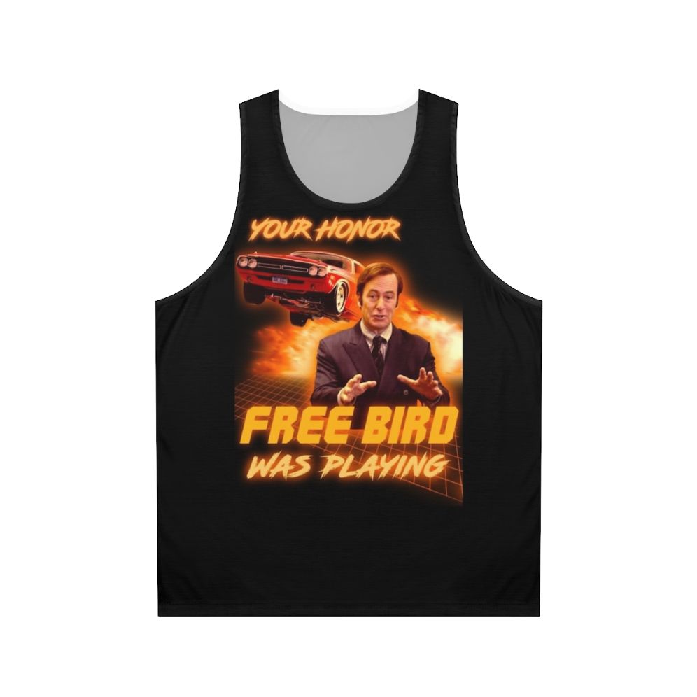 Freebird unisex graphic tank top