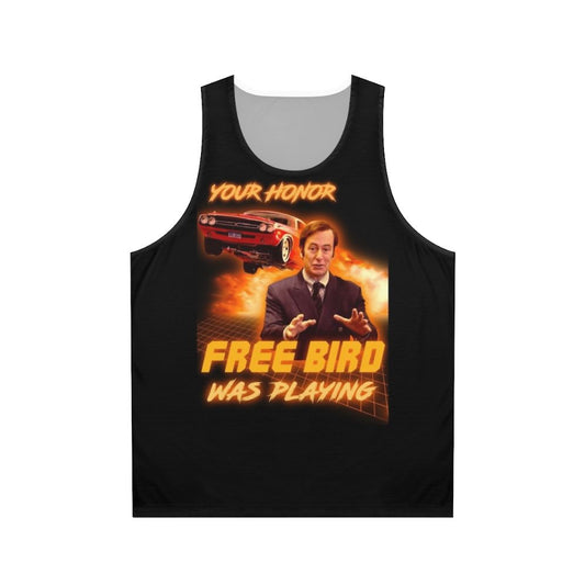 Freebird unisex graphic tank top