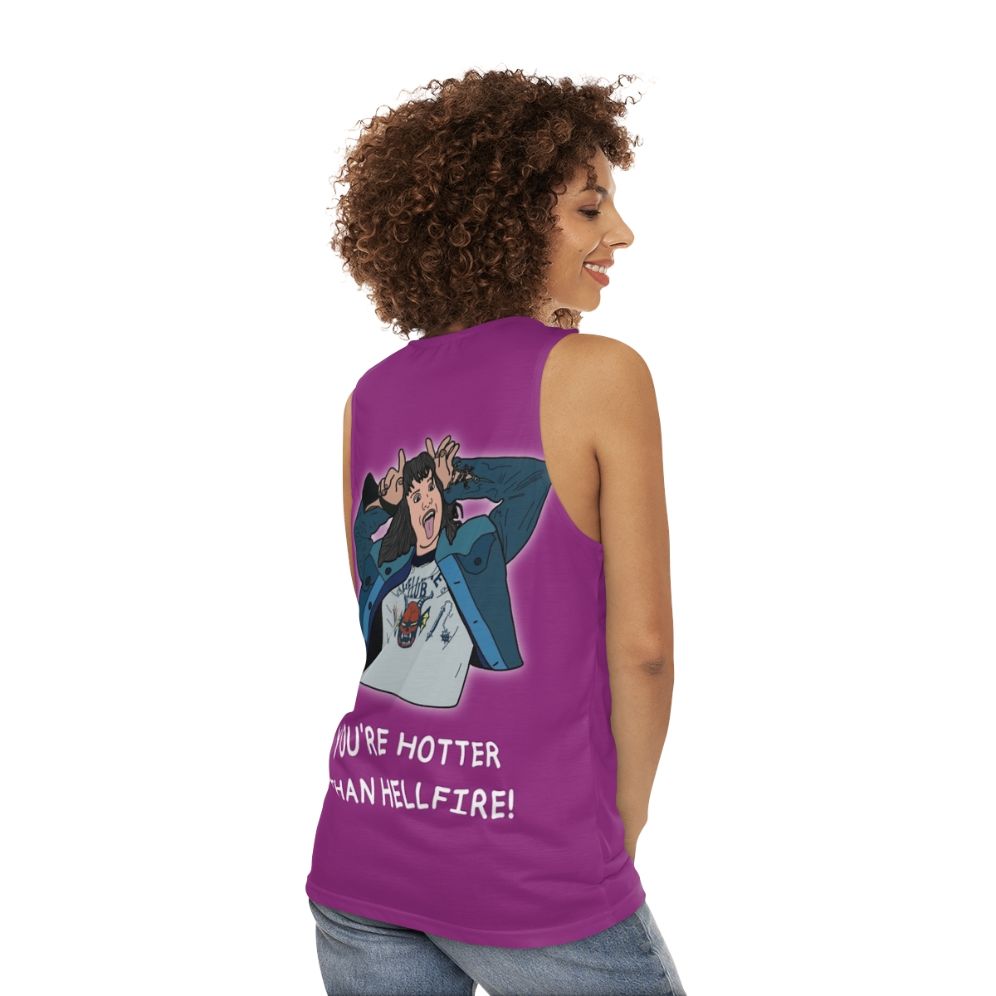 Eddie Munson Stranger Things Unisex Tank Top - women back