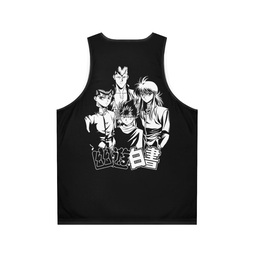 Yuyu Hakusho anime manga unisex tank top - Back