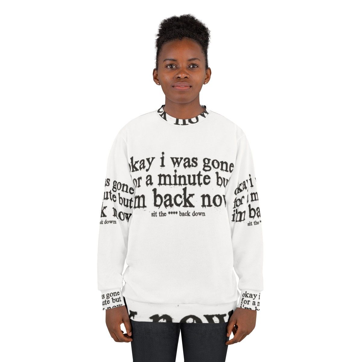 Everybody Logic Lyrics Clean Sweatshirt - women