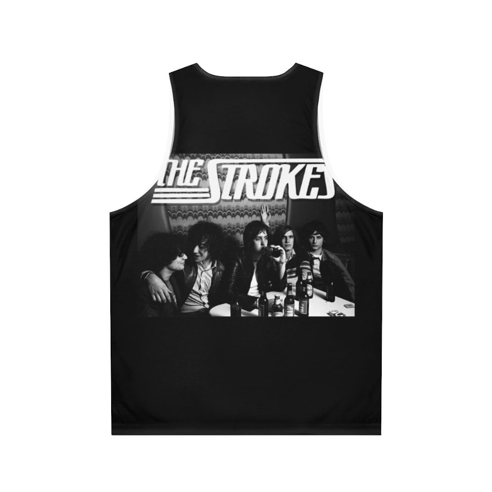 Unisex indie music inspired tank top - Back