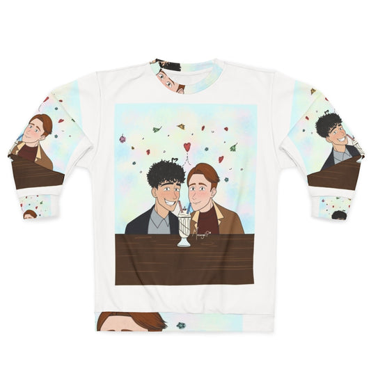 Heartstopper fanart digital art sweatshirt