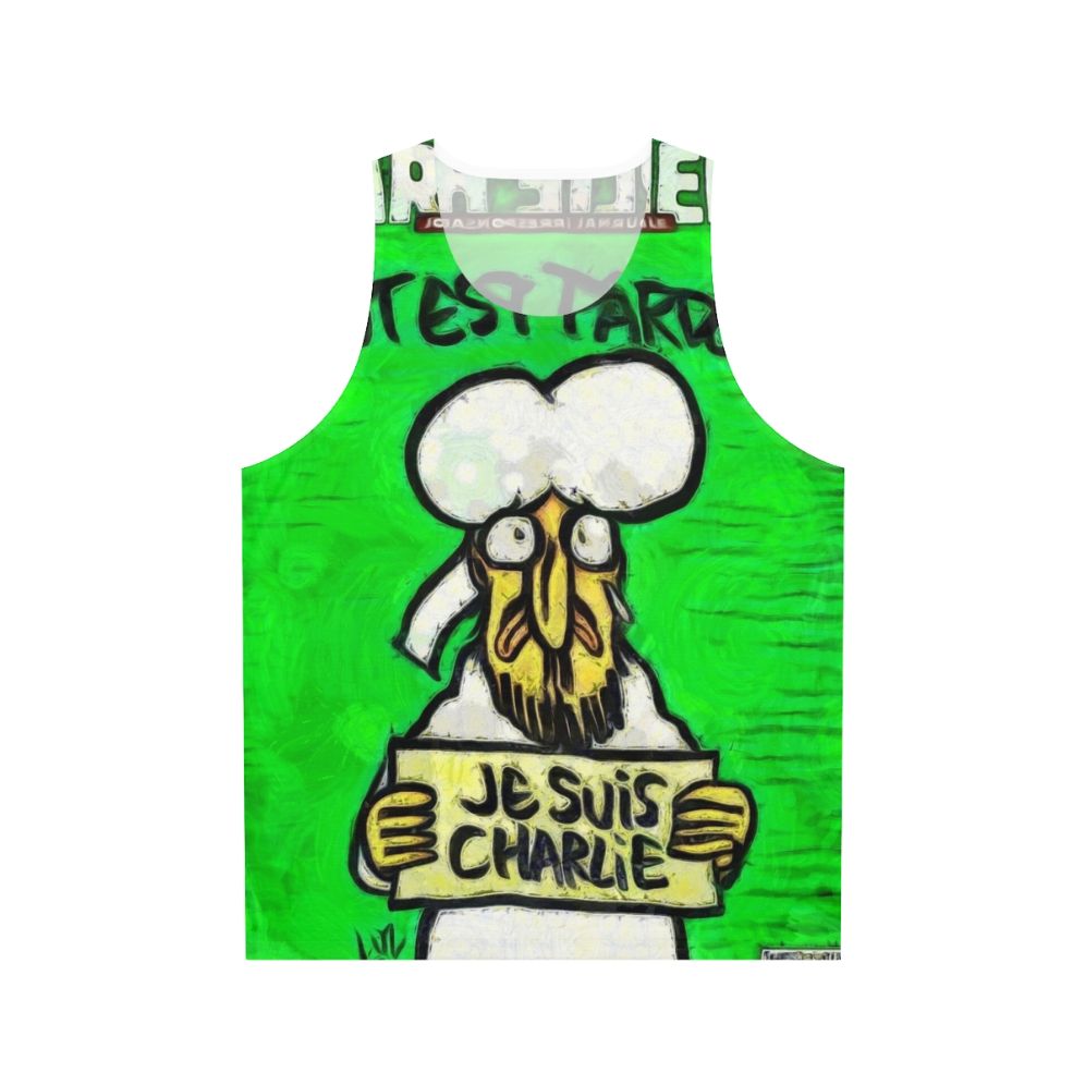 Tribute to Charlie Hebdo Unisex Tank Top