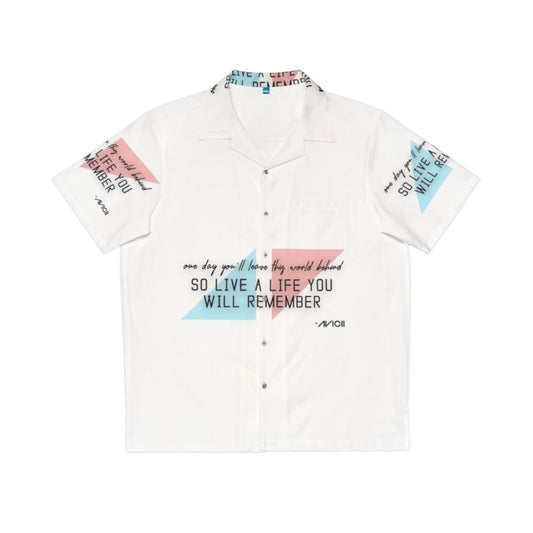 Avicii Hawaiian Shirt with Tribute Quote