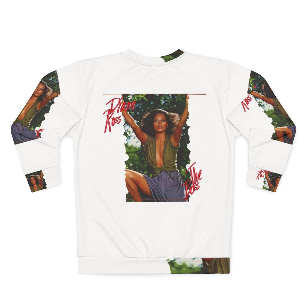 The Boss Album Diana Ross Music Sweatshirt - Back