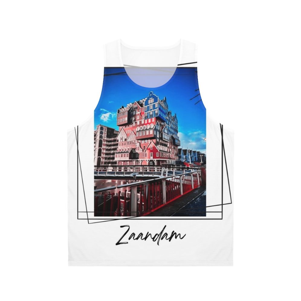 Zaandam City in Holland Unisex Tank Top