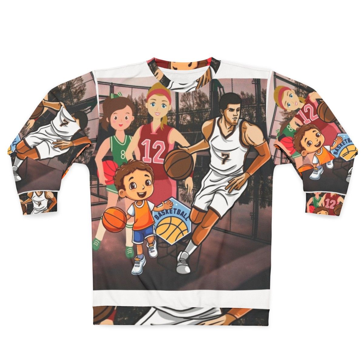 Basketball Sweatshirt for Competitive Sports