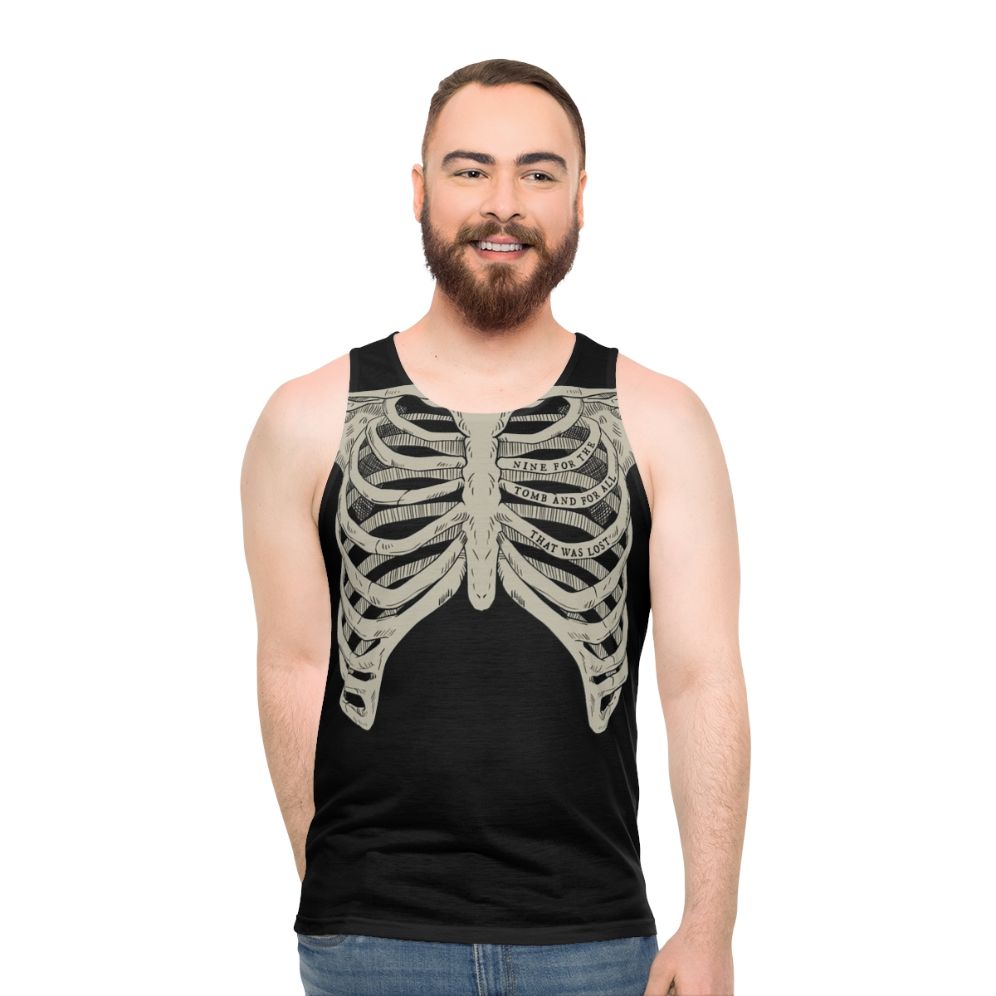 Locked Tomb Ribcage Unisex Skeleton Tank Top - men