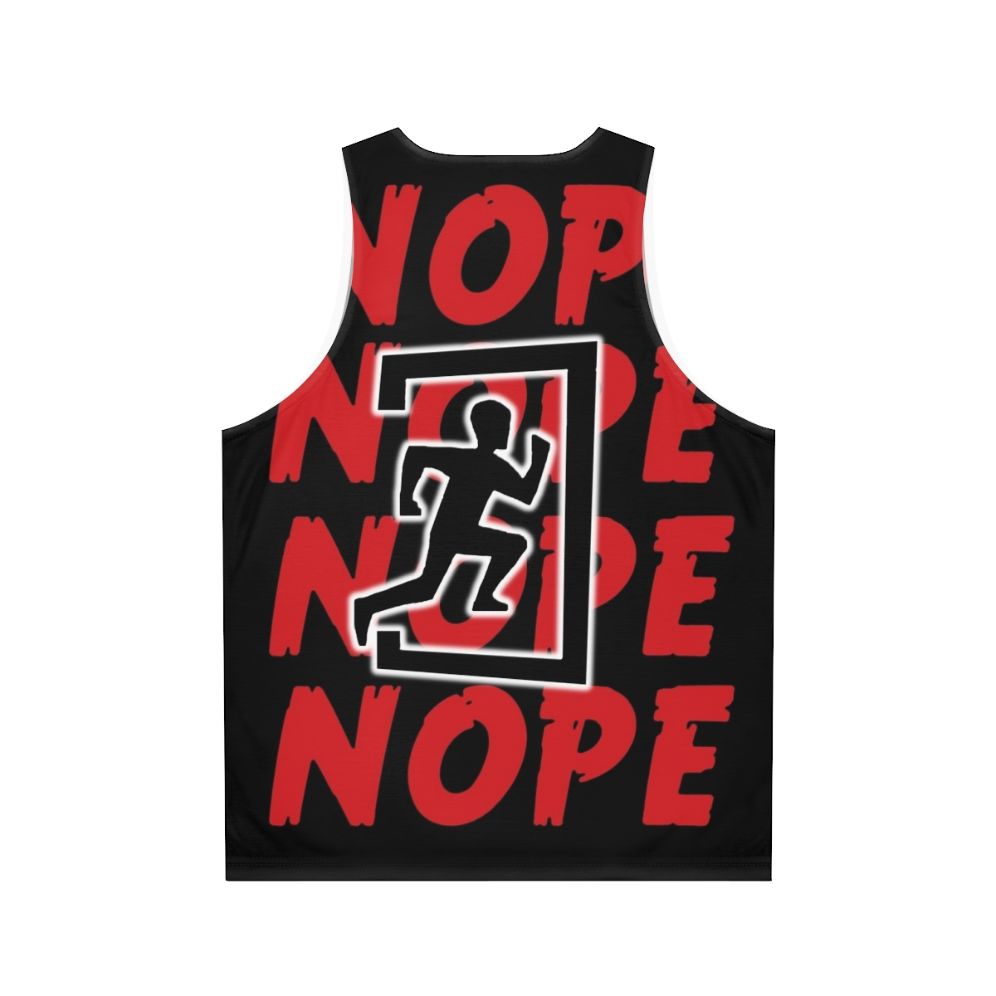 Unisex "Not Today" Tank Top for Horror Game Survivor Fans - Back